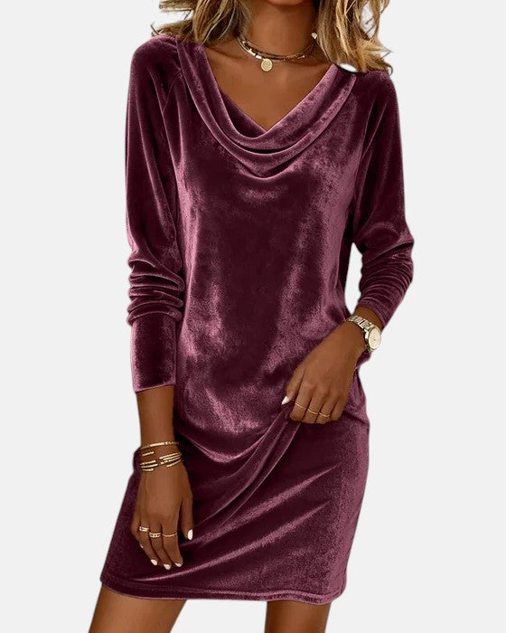Celeste | Loose Fitting Velvet Dress