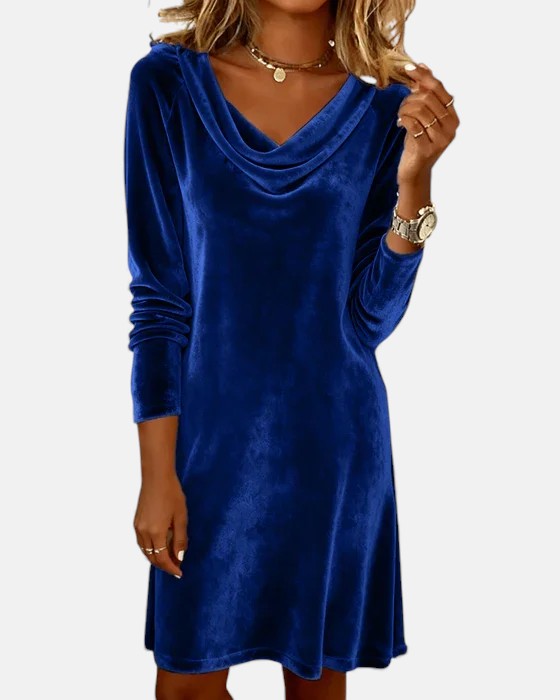 Celeste | Loose Fitting Velvet Dress