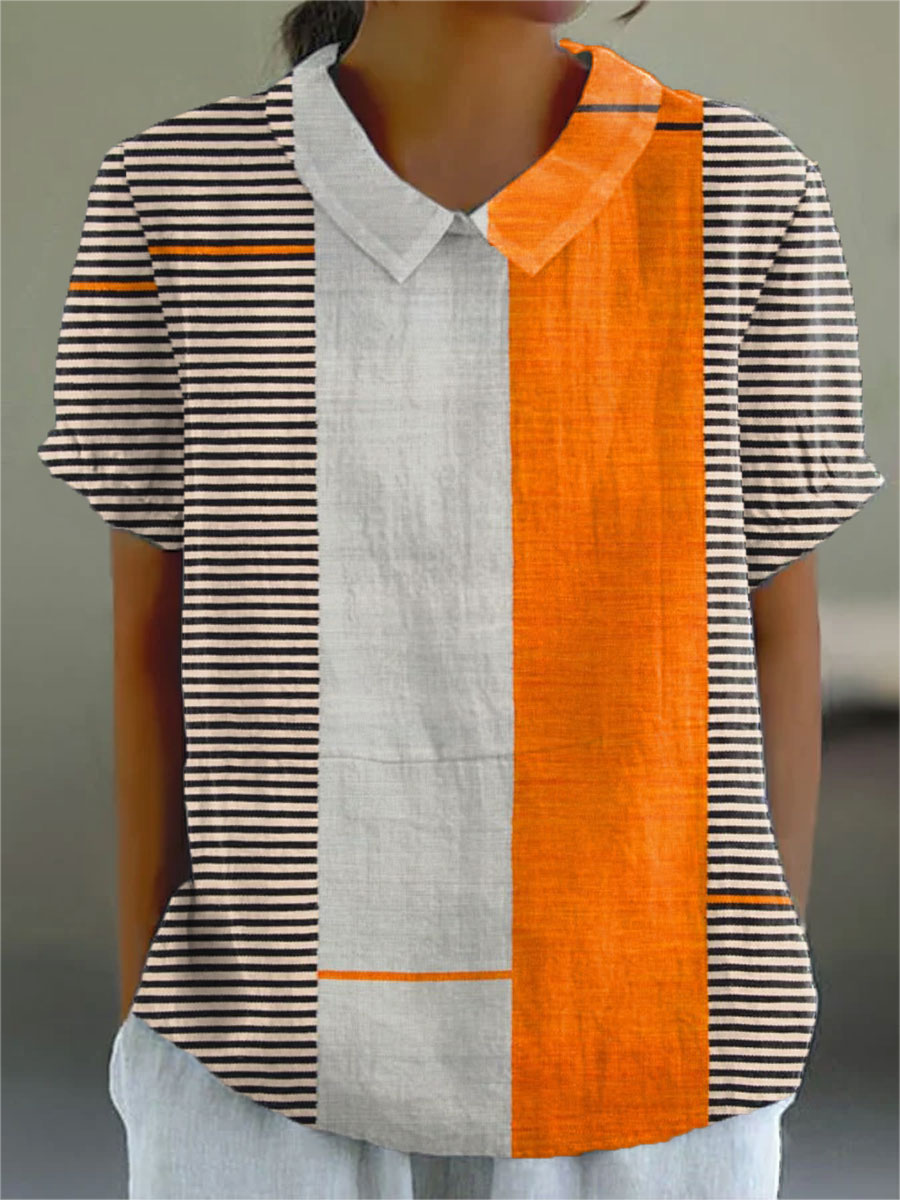 Lena | Color Block Striped Shirt Local Neighbours Sedona