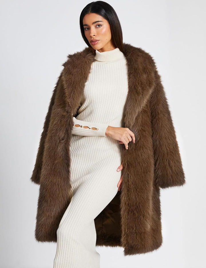 Jonalyn | Womens Long Faux Fur Coats