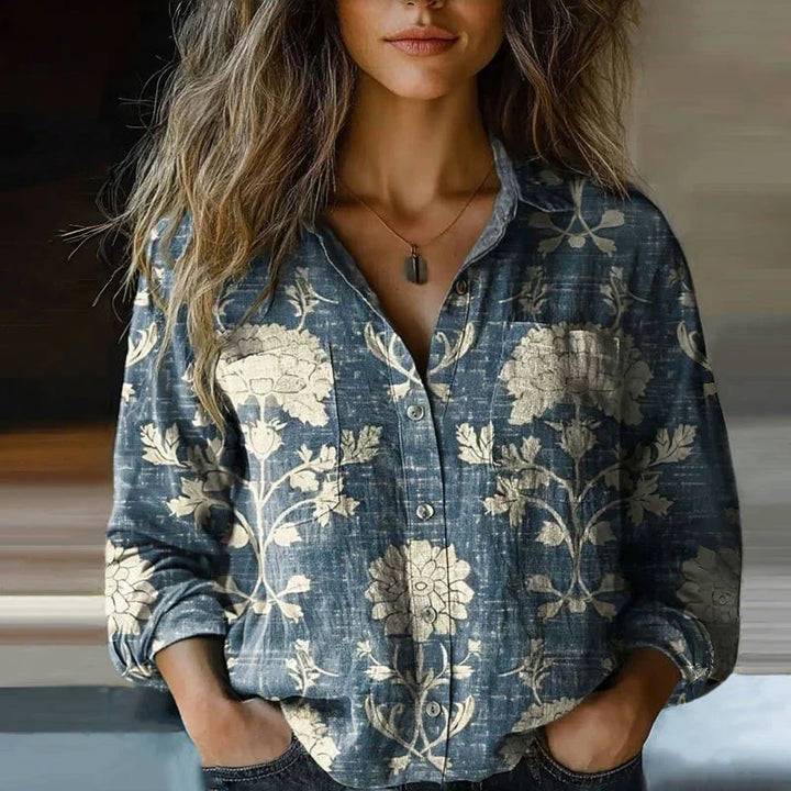 Rebecca™ | Bohemian Pattern Vintage Blouse Local Neighbours Sedona