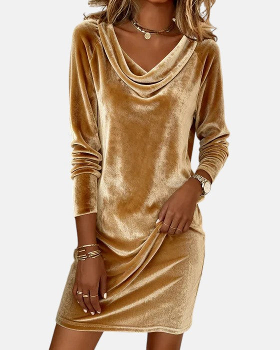 Celeste | Loose Fitting Velvet Dress