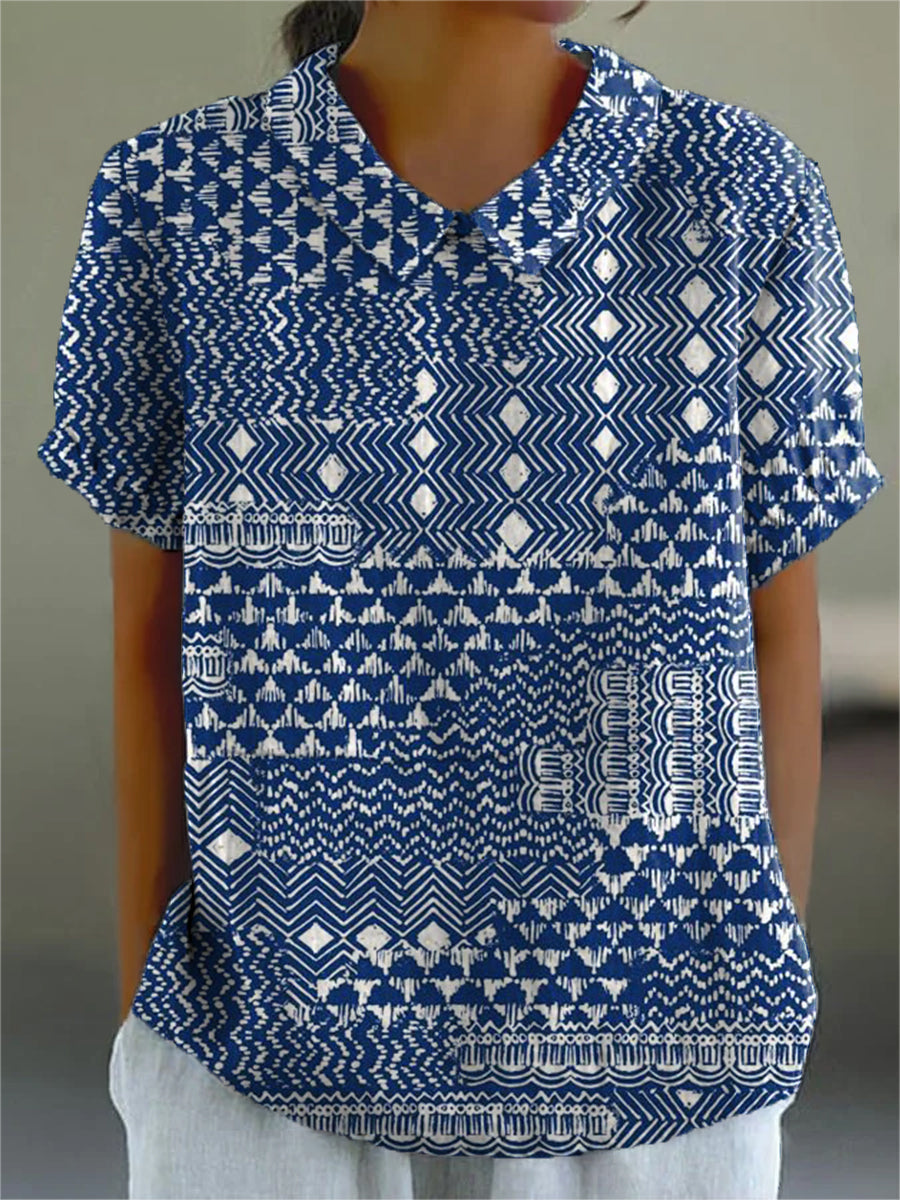 Zara | Tribal Print Shirt Local Neighbours Sedona