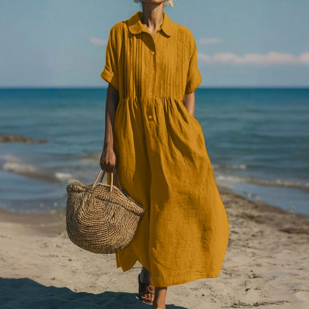 Alice | Cotton Button Shirt Dress Local Neighbours Sedona