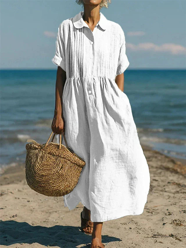 Alice | Cotton Button Shirt Dress Local Neighbours Sedona