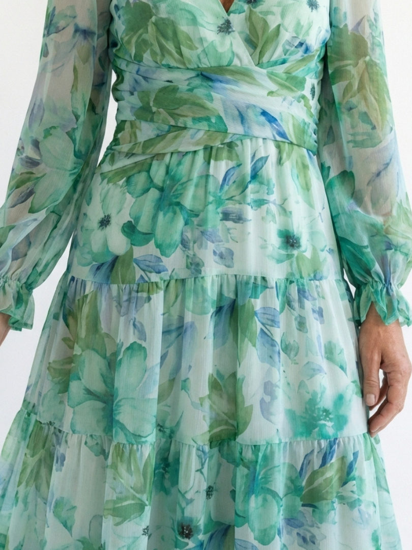 Althea | Long Sleeve Floral Maxi Dress Local Neighbours Sedona