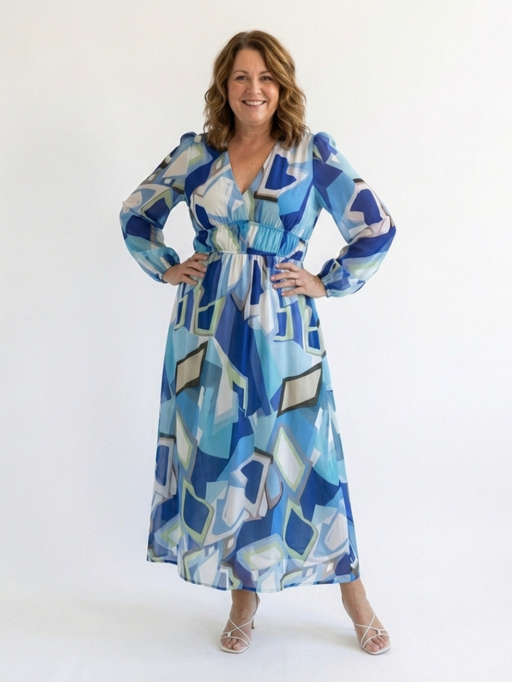Althea | Long Sleeve Floral Maxi Dress Local Neighbours Sedona