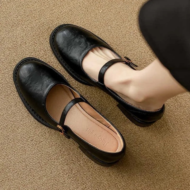 Katrina | Classic Comfort Mary Janes Made of Leather