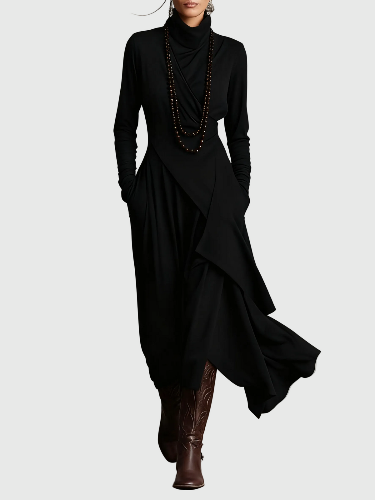 Violet | Maxi Pleated Dress