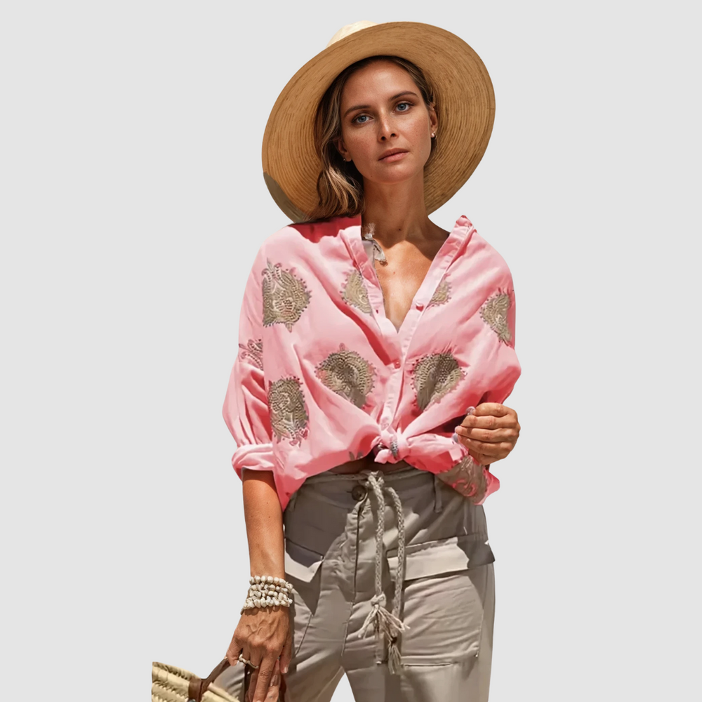 Gaby™ Elegant breathable Blouse Local Neighbours Sedona