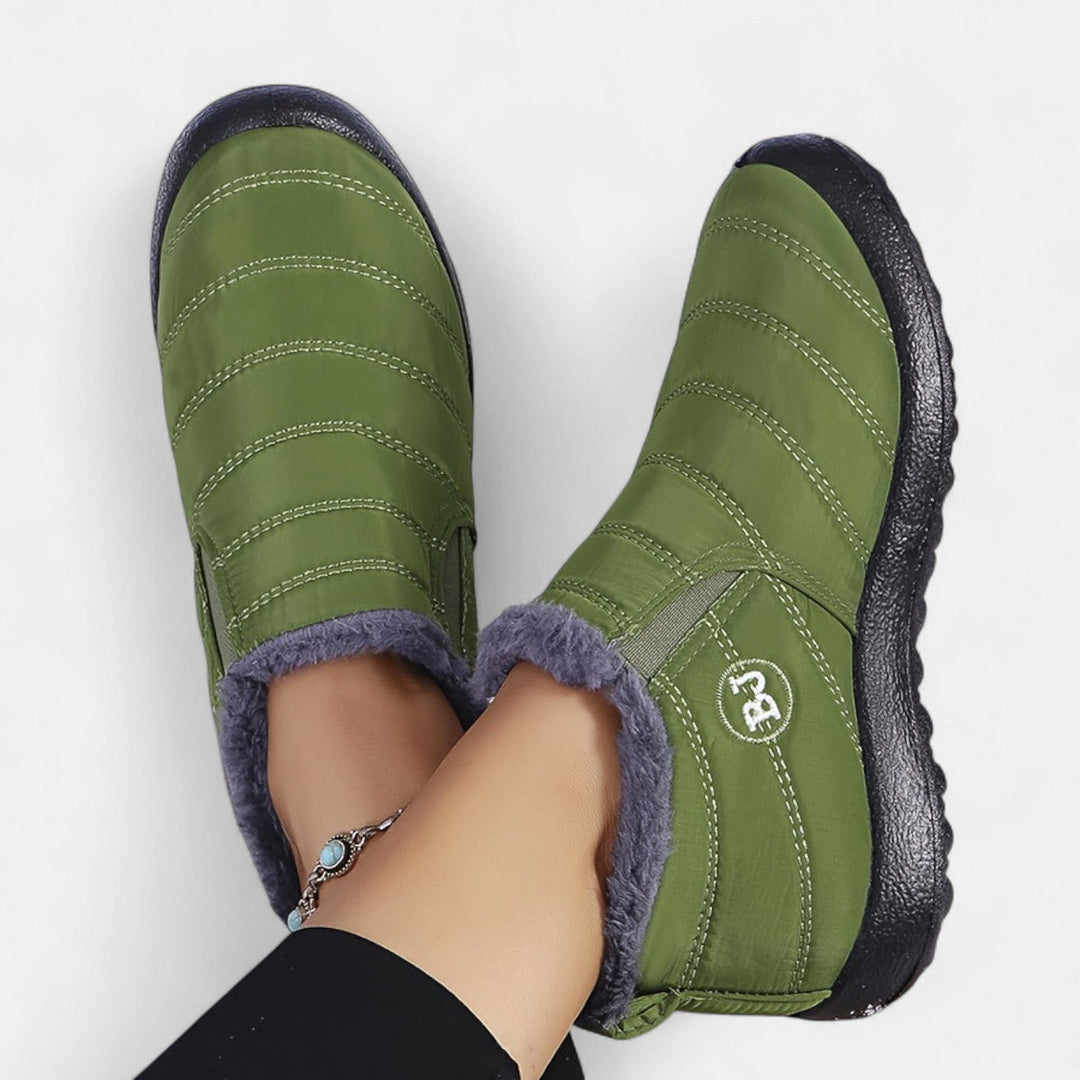 Victoria | Warm Winter Slip-On Boots.