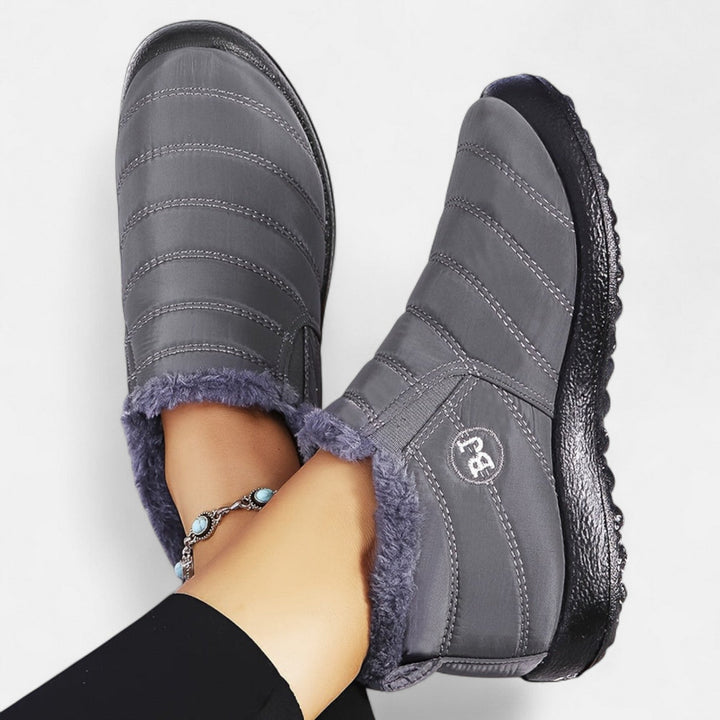 Victoria | Warm Winter Slip-On Boots.
