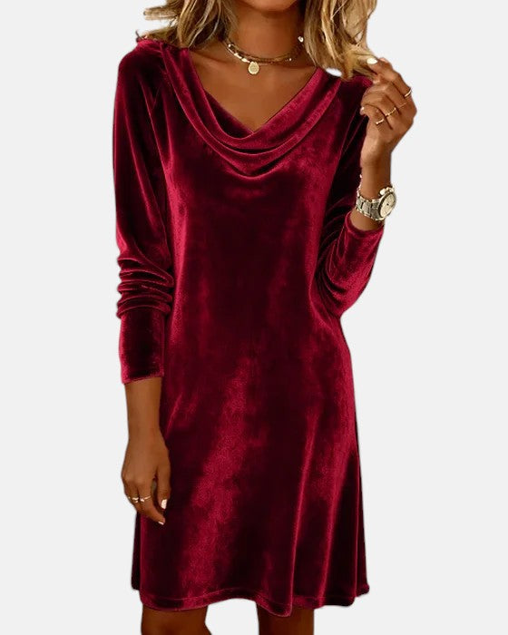 Celeste | Loose Fitting Velvet Dress