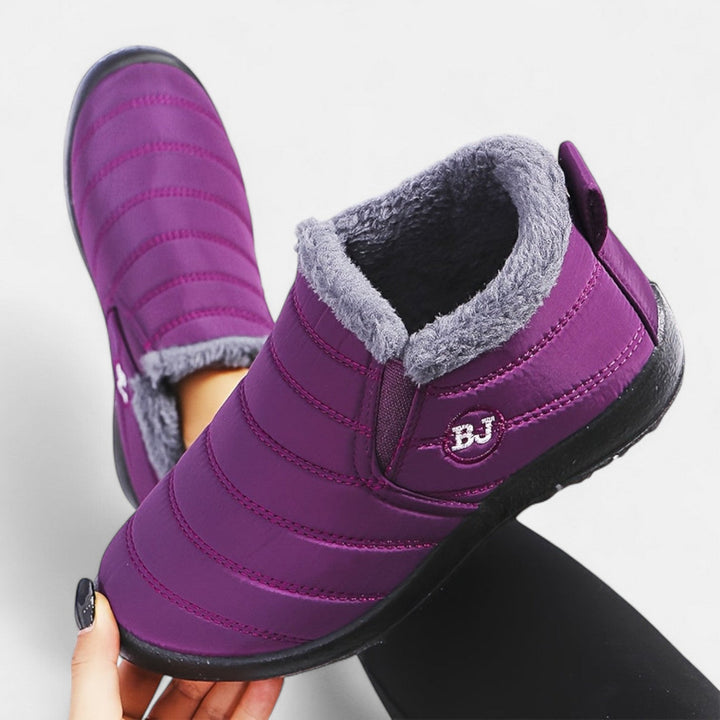 Victoria | Warm Winter Slip-On Boots.
