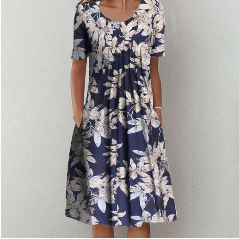 Andrea | Stylish and Casual Floral Dress with Pockets