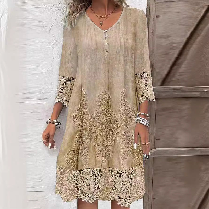 Jenna™ | Floral Midi Dress Local Neighbours Sedona