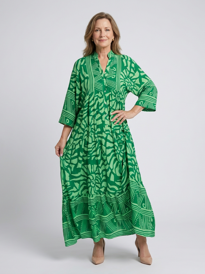 Marielle | Button Front Midi Dress Local Neighbours Sedona